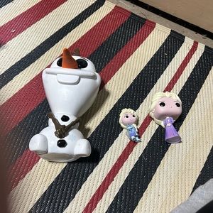 Frozen funko pops out of box